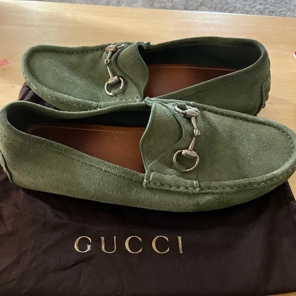 Gucci | Shoes | Gucci Mens Suede Driver 6575 Us | Poshmark display picture 1